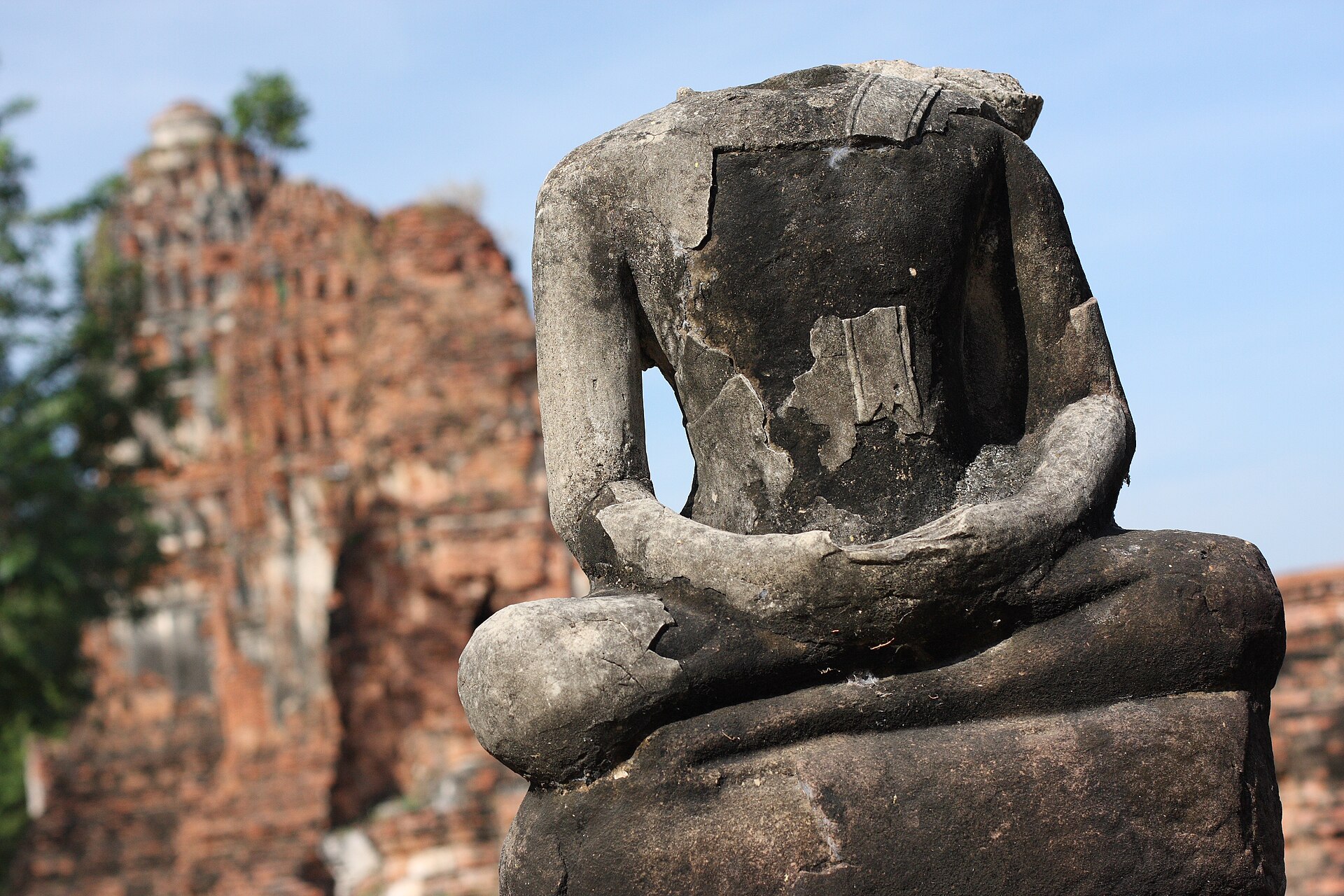 Ancient structures in Ayutthaya Historical Park