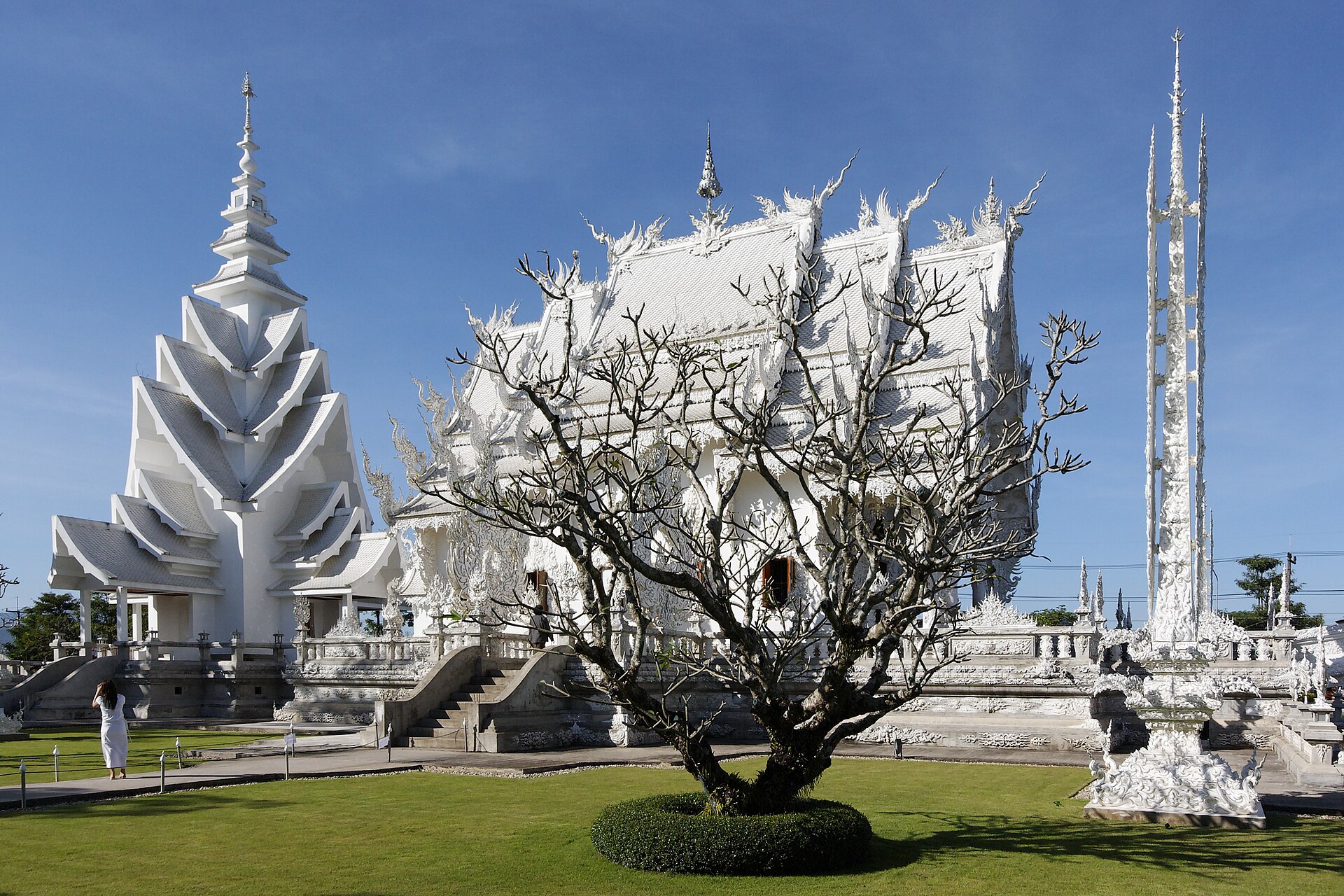 A temple and landscape in Chiang Rai